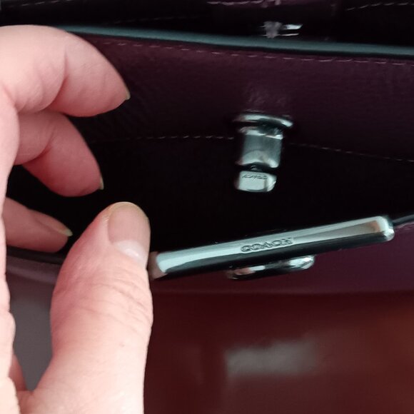 Coach leather lane carryall  satchel - Picture 13 of 16